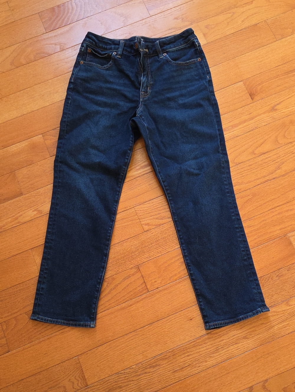 J. Crew Women's Dark Blue Relaxed Jeans